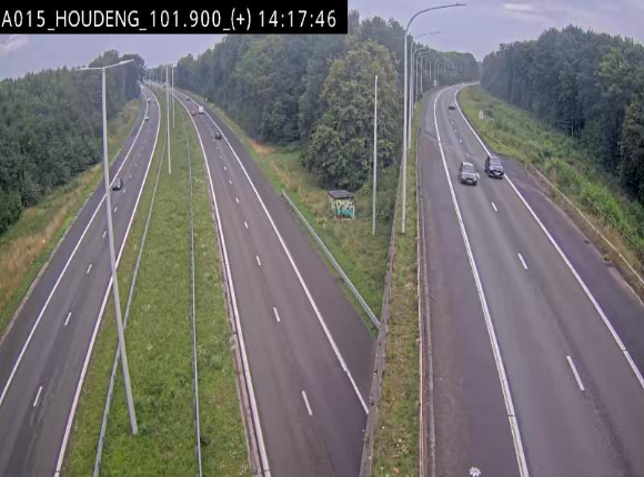 Webcam autoroute Belgique - Houdeng-Goegnies - Jonction E19/E42 direction Tournai/Mons - BK 101.85