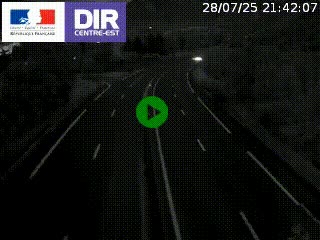 Caméra sur la Nationale 90 (N90) à La Léchère, en direction et à proximité d'Albertville