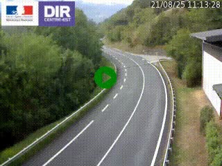 Caméra trafic sur la N90 à Bourg-Saint-Maurice, en provenance d'Aoste et en direction d'Albertville