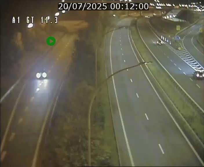 Traffic live webcam Luxembourg Senningerberg - A1 direction Allemagne - BK 11.3