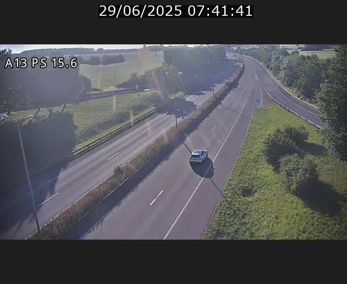 Traffic live webcam Luxembourg Kayl - A13 direction Dudelange - BK 15.6