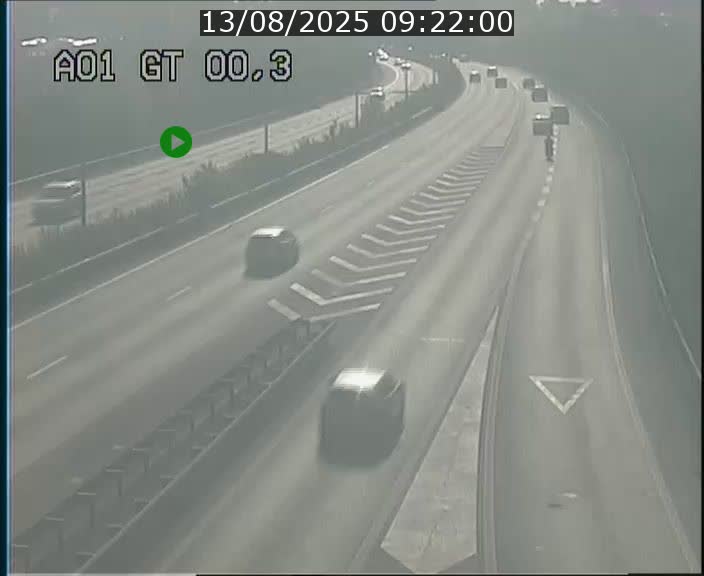 Traffic live webcam Luxembourg Croix de Gasperich - A1 direction Kirchberg - BK 0.3