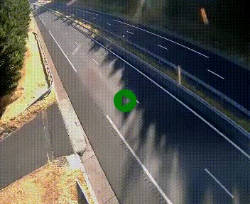 Caméra autoroute A75 à hauteur du col des Issartets en direction de Montpellier