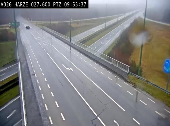 Caméra autoroute Belgique - Sougné-Remouchamps,E25 direction Luxembourg