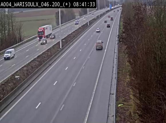 Webcam autoroute Belgique - Warissoulx - E411 - BK 46.2