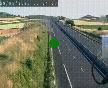 Caméra autoroute A75 à hauteur de Le Crest, en direction de Montpellier