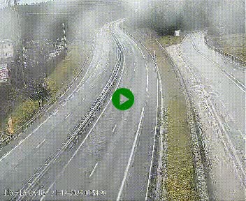 Caméra autoroute A75 à hauteur du col du rocher blanc en direction de Montpellier