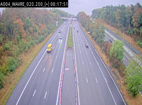 Webcam @ Wavre-sud KP 19.6, A4/E411