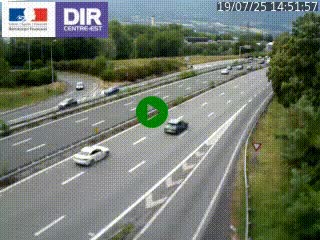 Caméra routière à hauteur de la sortie 15 Chambéry-centre au PK 4,103 en direction d'Albertville