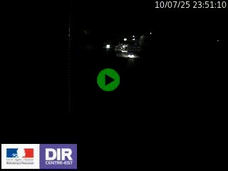Caméra autoroute sur A6 - Valvert, près de Lyon, en direction de Paris, à hauteur de la sortie 36 Porte du Valvert