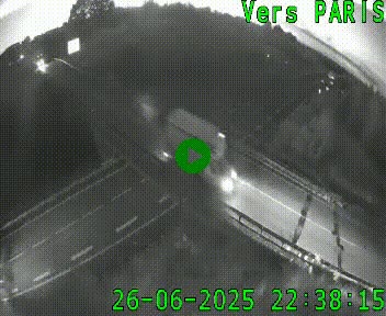 Clone of Caméra routière sur l'autoroute A20 au nord de Limoges, à la jonction avec la N520. Vue orientée vers Paris