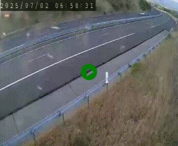 Caméra autoroutière France - A75, Engayresque, entre Millau et Séverac-le-Chateau, en direction de Montpellier