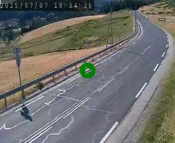 Webcam routière au niveau du col de la Chavade en Ardèche, sur la N102 à 1266 mètres d'altitude