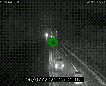 Webcam sur le périphérique de Nantes (N844) entre la Porte de Saint-Luce et la Porte d'Anjou, à l'est de la ville