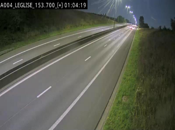 Webcam autoroute E411 à hauteur de Léglise, en direction de Luxembourg