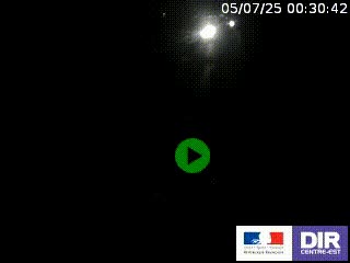 Webcam routière sur la RN7 à hauteur de Toulon-sur-Allier, entre Moulins et Vichy