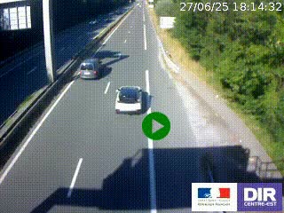 Webcam sur la nationale N90 à Gilly-sur-Isère, en direction et à proximité d'Albertville