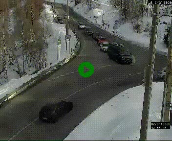 Webcam au carrefour de la croisade, à la jonction entre la N22 et la N320, avant le poste de douane franco-andorrane. Webcam à 1790 mètres d'altitude