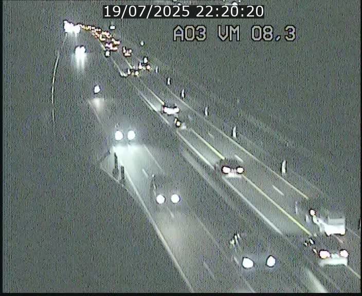 Traffic live webcam Luxembourg Bettembourg - A3 - BK 8.3 - direction France