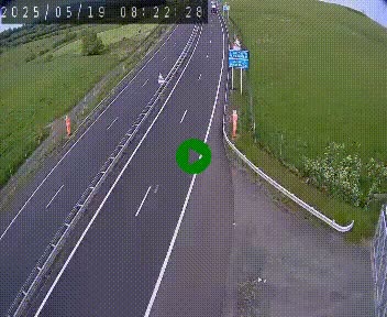 Caméra autoroute A75 à hauteur du col de la Fageole en direction de Clermont-Ferrand