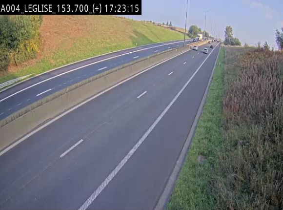 Webcam autoroute E411 à hauteur de Léglise, en direction de Luxembourg