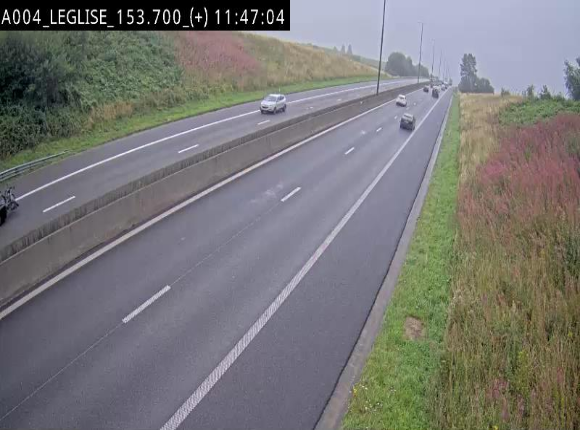 Webcam autoroute E411 à hauteur de Léglise, en direction de Luxembourg