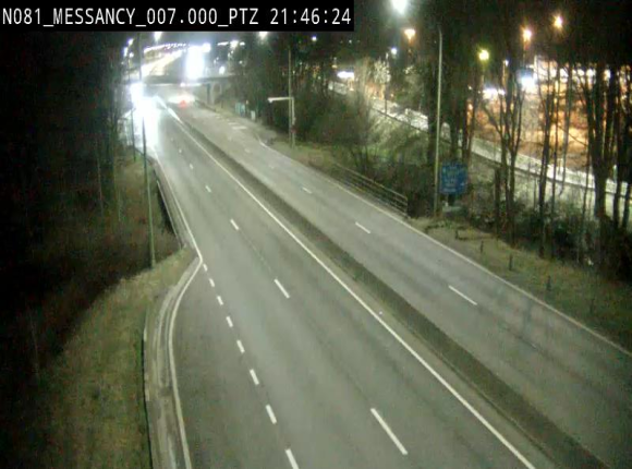 Webcam sur la N81 (E411) à hauteur du Cora Messancy. Vue orientée vers Arlon