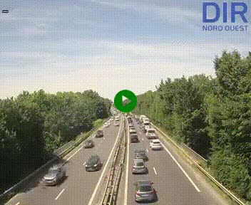 Webcam sur le périphérique de Caen (N814) à l'est de la ville, à Mondeville hauteur de la sortie 2, Presqu'île-Rives de l'Orne, au bout de l'autoroute A13