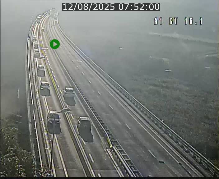 Traffic live webcam Luxembourg Niederanven - A1 direction Allemagne - BK 16.1