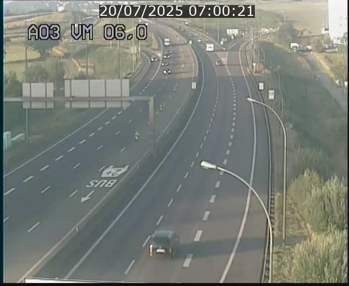 Traffic live webcam Luxembourg Aire de Berchem - A3 - BK 6 - direction France