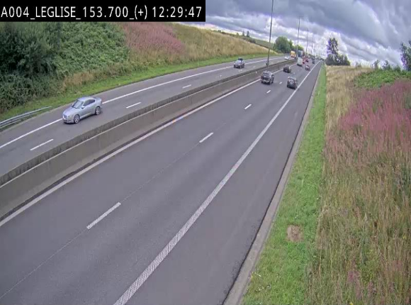 Webcam autoroute E411 à hauteur de Léglise, en direction de Luxembourg