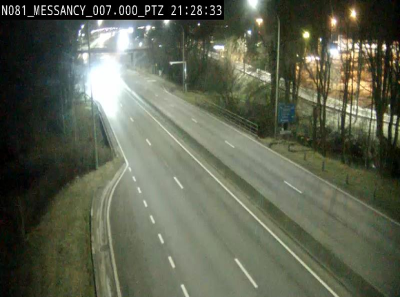 Webcam sur la N81 (E411) à hauteur du Cora Messancy. Vue orientée vers Arlon