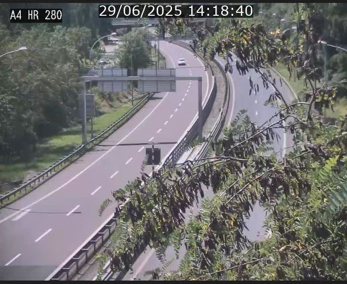 Webcam traffic A4 Luxembourg - BK 0.2 - P+R Bouillon (direction Luxembourg)