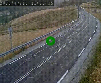 Webcam routière au niveau du col de la Chavade en Ardèche, sur la N102 à 1266 mètres d'altitude