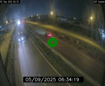 Webcam sur la N165 à hauteur de Caudan, dans le Morbihan.