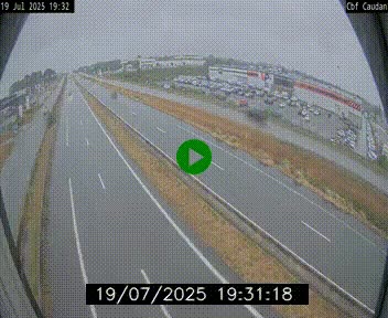 Webcam sur la N165 à hauteur de Caudan, dans le Morbihan.