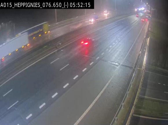 Webcam autoroute Belgique - Heppignies - E42 direction Namur - BK 76.4