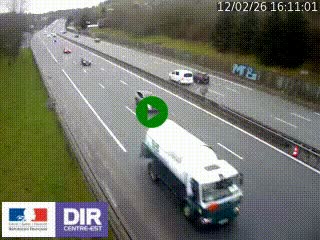 Webcam routière à Saint-Etienne-Terrenoire sur la RN88 avant la jonction entre l'A72 et le Boulevard Périphérique de Saint-Etienne