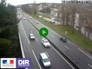 Webcam routière à Le Chambon-Feugerolles sur la RN88 entre Firminy et Saint-Etienne