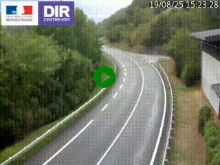 Caméra trafic sur la N90 à Bourg-Saint-Maurice, en provenance d'Aoste et en direction d'Albertville