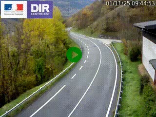 Caméra trafic sur la N90 à Bourg-Saint-Maurice, en provenance d'Aoste et en direction d'Albertville