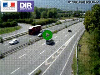Caméra routière à hauteur de la sortie 15 Chambéry-centre au PK 4,103 en direction d'Albertville