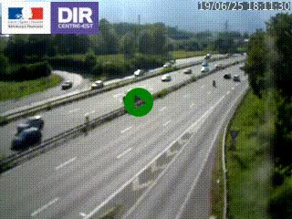 Caméra routière à hauteur de la sortie 15 Chambéry-centre au PK 4,103 en direction d'Albertville