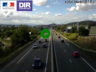 Caméra autoroute à Saint-Etienne (Les Littes) à hauteur du Ikea Saint-Etienne sur l'A72 en direction de Roanne