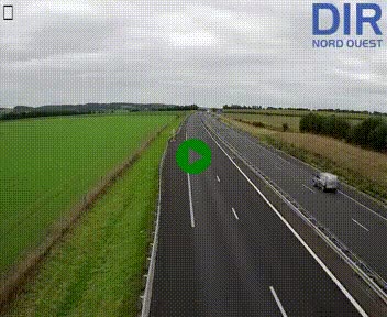 Webcam sur A84 à hauteur de l'échangeur de Poilley avec la N175, au sud d'Avranches