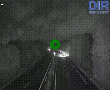 Webcam sur le périphérique de Caen (N814) à l'est de la ville, à Mondeville hauteur de la sortie 2, Presqu'île-Rives de l'Orne, au bout de l'autoroute A13