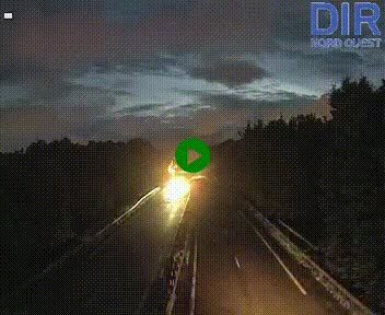 Webcam sur le périphérique de Caen (N814) à l'est de la ville, à Mondeville hauteur de la sortie 2, Presqu'île-Rives de l'Orne, au bout de l'autoroute A13
