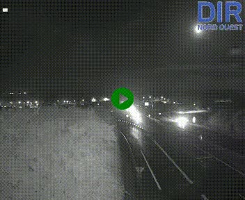 Webcam au début de l'A84 sur le périphérique Ouest de Caen (N814) à hauteur de la sortie 9, Porte de Bretagne