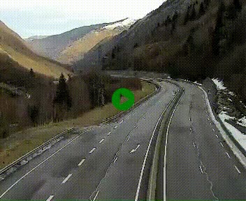 Webcam Porté-Puymorens sur N320, en direction de Pas de la Casa (Andorre)