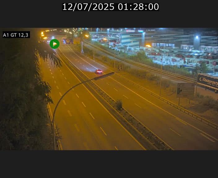 Traffic live webcam Luxembourg Senningerberg - A1 direction Allemagne - BK 12.3